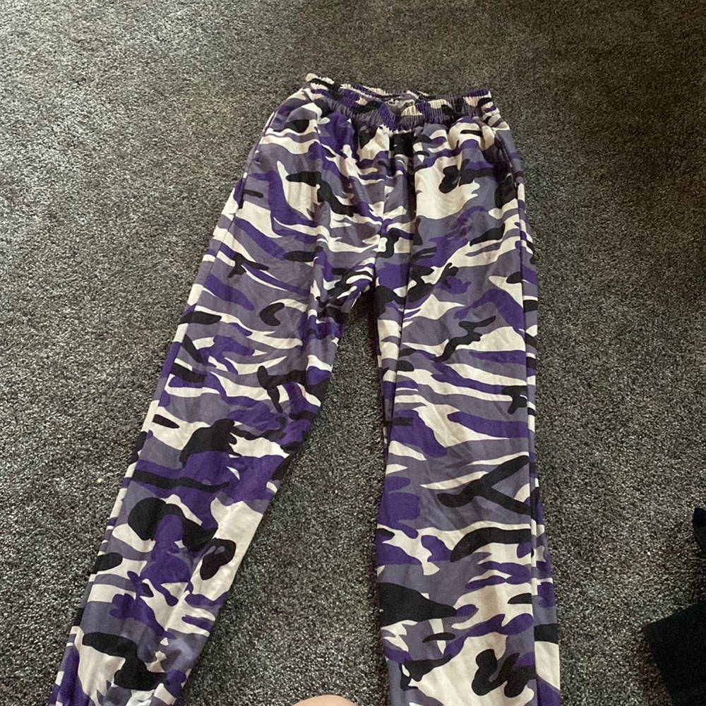 camp purple joggers